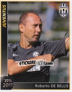 Figurina Roberto De Bellis - Juventus 2010-2011 n. 90 - Footprint