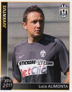 Figurina Luca Alimonta - Juventus 2010-2011 - Footprint