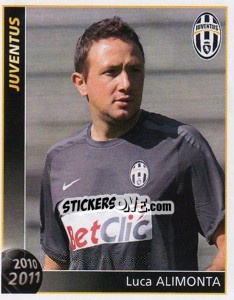 Cromo Luca Alimonta - Juventus 2010-2011 n. 91 - Footprint