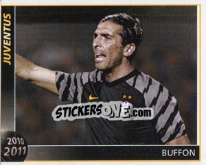 Sticker Buffon - Juventus 2010-2011 n. 94 - Footprint