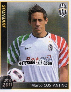 Cromo Marco Costantino - Juventus 2010-2011 - Footprint