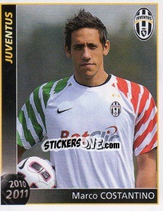 Cromo Marco Costantino - Juventus 2010-2011 n. 97 - Footprint