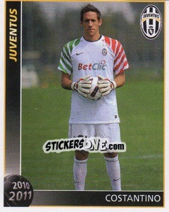 Figurina Costantino - Juventus 2010-2011 n. 100 - Footprint