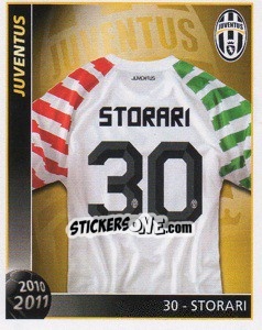 Figurina 30 - Storari - Juventus 2010-2011 - Footprint