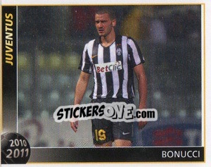 Sticker Bonucci - Juventus 2010-2011 - Footprint