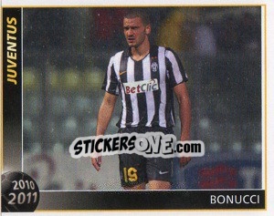 Sticker Bonucci - Juventus 2010-2011 n. 114 - Footprint