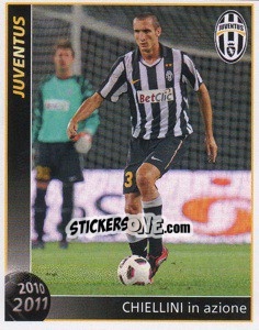 Sticker Chiellini In Azione