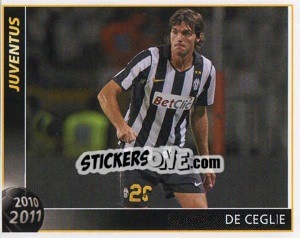 Sticker De Ceglie - Juventus 2010-2011 - Footprint
