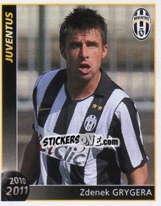 Sticker Zdenek Grygera - Juventus 2010-2011 - Footprint