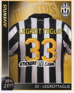 Sticker 33 - Legrottaglie - Juventus 2010-2011 n. 138 - Footprint