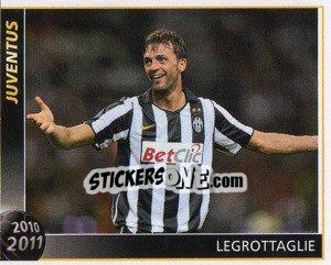 Sticker Legrottaglie - Juventus 2010-2011 - Footprint