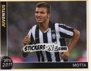 Sticker Motta - Juventus 2010-2011 n. 144 - Footprint