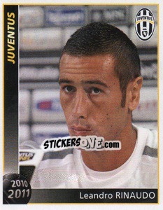 Sticker Leandro Rinaudo - Juventus 2010-2011 n. 147 - Footprint
