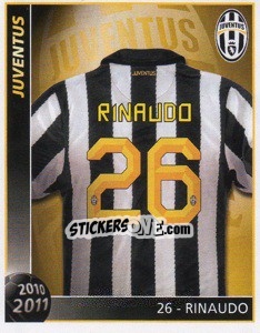Sticker 26 - Rinaudo - Juventus 2010-2011 n. 148 - Footprint