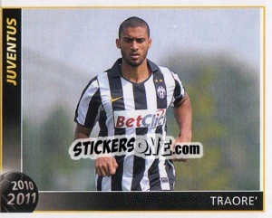 Figurina Traore - Juventus 2010-2011 n. 154 - Footprint