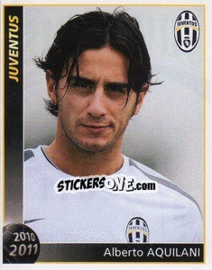 Cromo Alberto Aquilani - Juventus 2010-2011 - Footprint