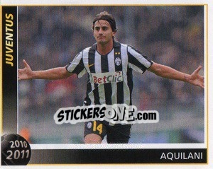Figurina Aquilani - Juventus 2010-2011 n. 159 - Footprint