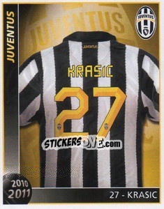 Sticker 21 - Krasic - Juventus 2010-2011 - Footprint