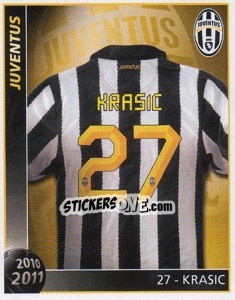 Sticker 21 - Krasic - Juventus 2010-2011 n. 163 - Footprint