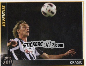 Sticker Krasic - Juventus 2010-2011 n. 164 - Footprint
