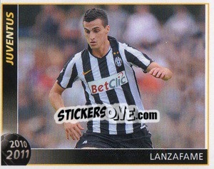 Figurina Lanzafame - Juventus 2010-2011 - Footprint