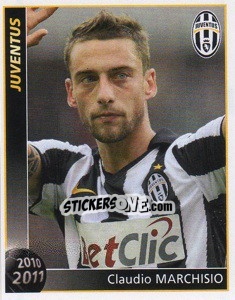 Sticker Claudio Marchisio - Juventus 2010-2011 n. 172 - Footprint