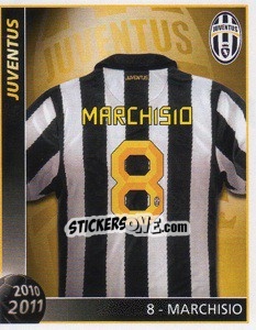Figurina 8 - Marchisio - Juventus 2010-2011 - Footprint