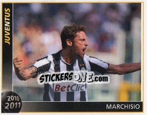 Figurina Marchisio - Juventus 2010-2011 - Footprint