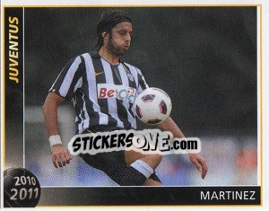 Sticker Martinez - Juventus 2010-2011 - Footprint