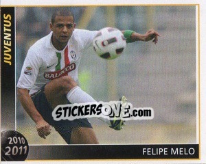 Sticker Felipe Melo - Juventus 2010-2011 - Footprint