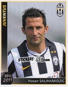 Sticker Hasan Salihamidzic - Juventus 2010-2011 n. 192 - Footprint
