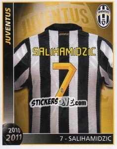 Sticker 7 - Salihamidzic - Juventus 2010-2011 n. 193 - Footprint