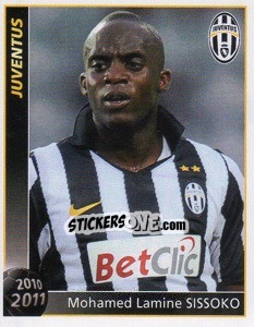 Sticker Mohamed Lamine Sissoko - Juventus 2010-2011 - Footprint