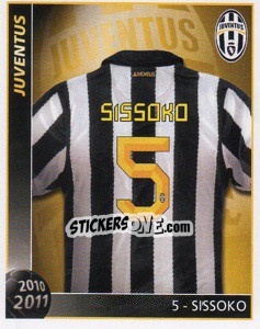 Sticker 5 - Sissoko - Juventus 2010-2011 n. 198 - Footprint