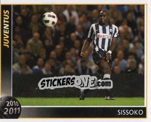 Sticker Sissoko - Juventus 2010-2011 - Footprint
