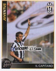 Sticker Il Capitano - Juventus 2010-2011 - Footprint