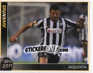 Cromo Iaquinta - Juventus 2010-2011 - Footprint