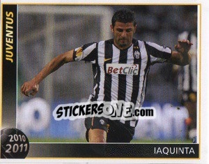 Sticker Iaquinta - Juventus 2010-2011 n. 214 - Footprint