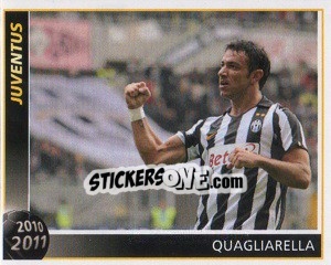 Cromo Quagliarella - Juventus 2010-2011 - Footprint