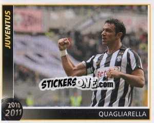 Sticker Quagliarella - Juventus 2010-2011 n. 219 - Footprint