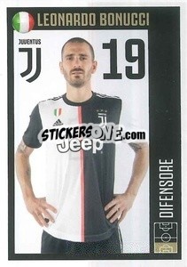 Sticker La Rosa 2019-2020 - Juventus 2019-2020 n. 19 - Euro Publishing
