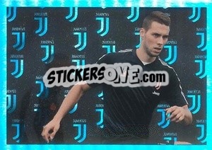 Sticker I Nuovo Bianconeri - Marko Pjaca - Juventus 2019-2020 n. 46 - Euro Publishing