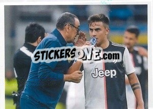 Sticker Maurizio Sarri - Juventus 2019-2020 n. 48 - Euro Publishing