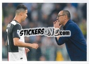 Sticker Maurizio Sarri - Juventus 2019-2020 n. 50 - Euro Publishing