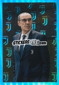 Sticker Maurizio Sarri - Juventus 2019-2020 n. 51 - Euro Publishing