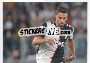 Sticker Mattia De Sciglio - Juventus 2019-2020 - Euro Publishing