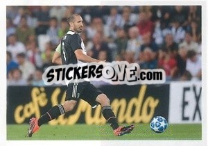 Sticker Giorgio Chiellini - Juventus 2019-2020 - Euro Publishing