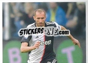 Sticker Giorgio Chiellini - Juventus 2019-2020 n. 78 - Euro Publishing