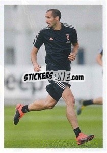 Sticker Giorgio Chiellini - Juventus 2019-2020 n. 81 - Euro Publishing
