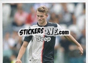 Sticker Matthijs De Ligt - Juventus 2019-2020 - Euro Publishing